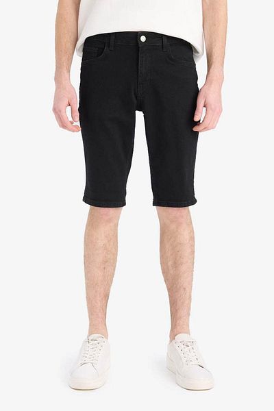 DeFacto Slim Fit Skinny Jean Bermuda Σορτς E4009ax25sm