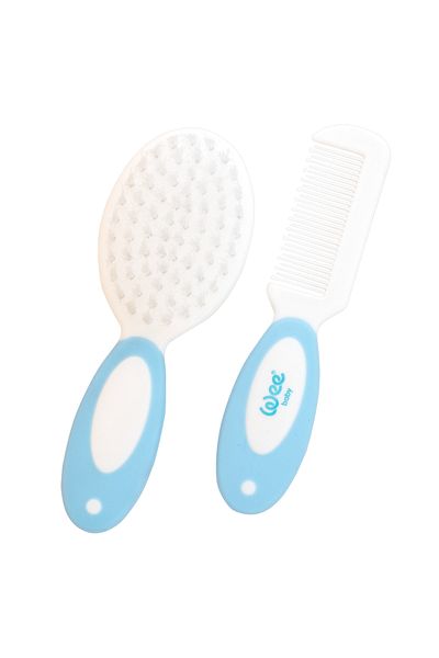 Wee Baby Brush Comb Set - Blue
