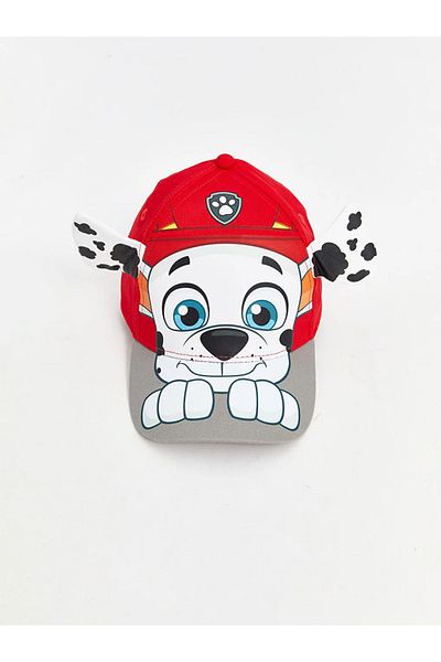 LC Waikiki إكسسوارات LCW قبعة للأولاد مطبوعة باللون الأحمر من Paw Patrol