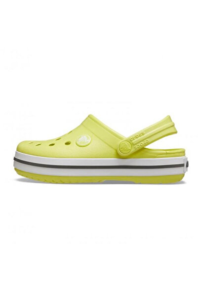 Crocs Saboti crocband toddlers new clog - citrus/grey