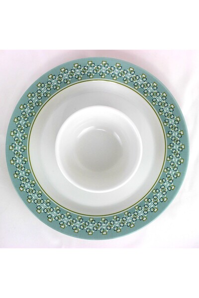 Melrich 20 Pcs Melamine Dinner Set Dishwasher and Freezer safe Durable and Strong