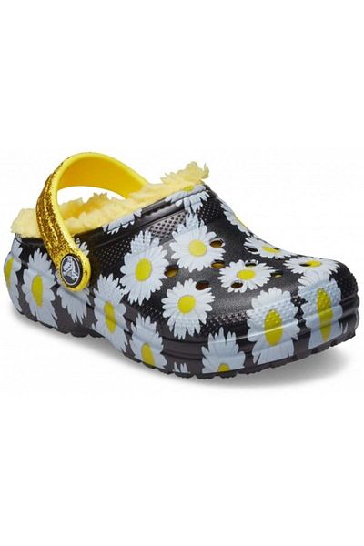 Crocs Saboti Kids' Classic Lined Vacay Vibes Clog