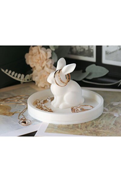 barsdepo Paskalya Tavşanı Yüzüklük / Takı Tabağı