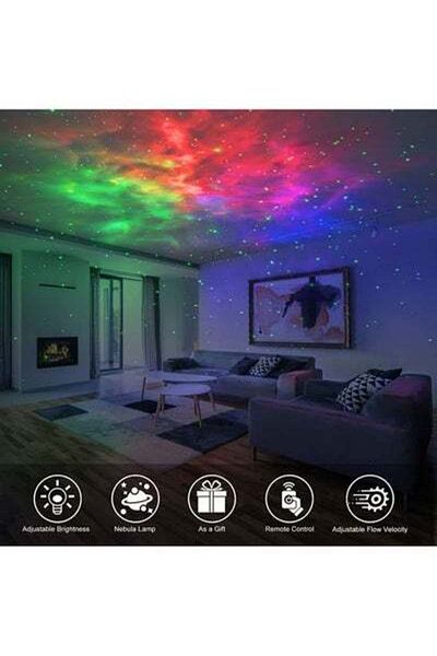 HALAMODO Remote Control LED Smart Projector Light Multicolour