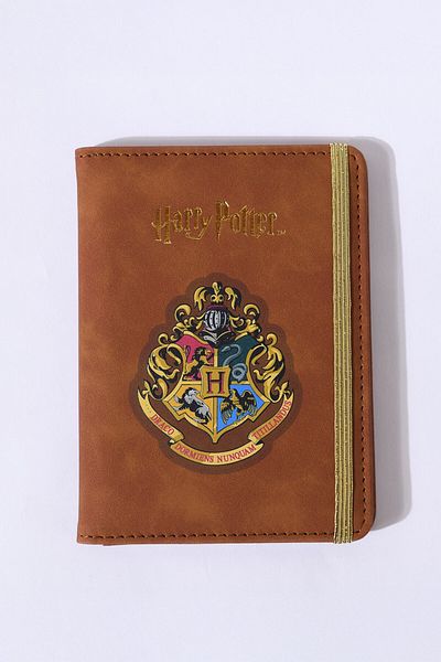 Miniso Harry Potter Licensed Banded Passport Cover - Light Brown