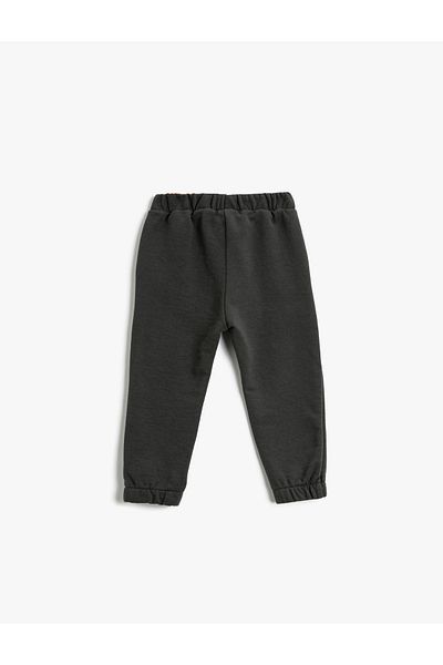 Koton Cotton Jogger Sweatpants - Pockets and Waist Ties