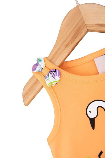 voyyo kids baby Baby Girl Flamingo Printed Summer Bottom Set 6-9-12-18-24 Months