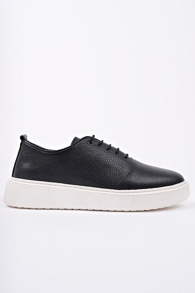MUGGO Sebastian Lace-Up Genuine Leather Men's Daily Casual Shoes
