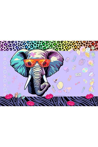 PleasureOfSilk Cool Elephant Pure Cotton Pareo
