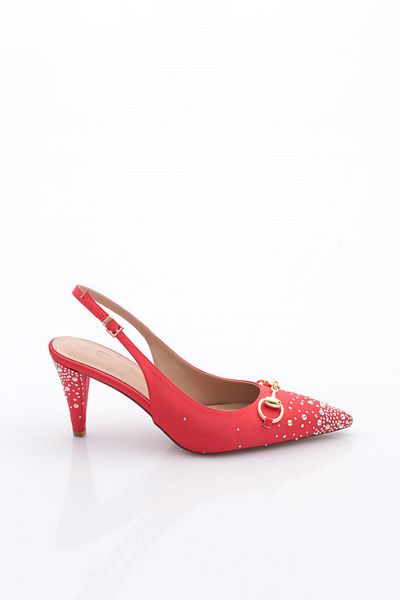 DGN Women's Accessory Heeled Shoes Red 93721085