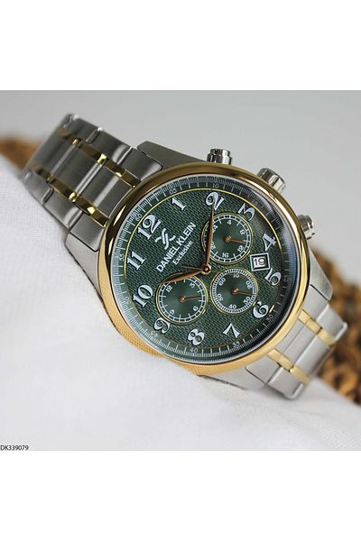 Daniel Klein Dk 339079   Men's Wrist Watch with Steel Cord