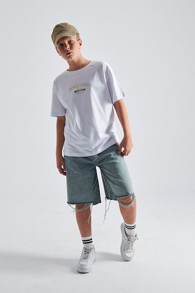 The Champ Clothing Детска тениска с щампа Monte Carlo Country Club, 100% памучен размер за момчета