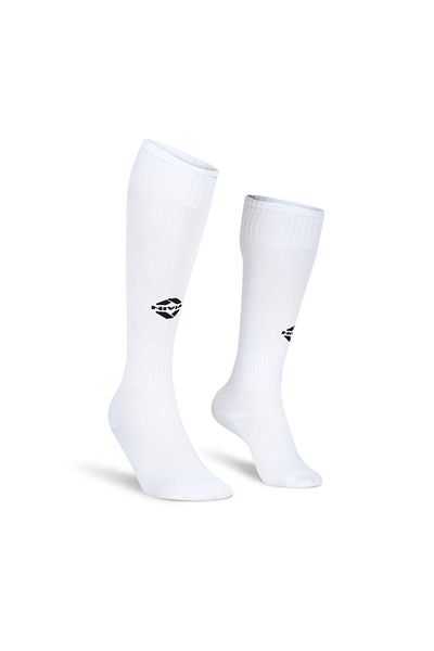 Nivia Classic Sports Stocking White | S | Moisture-Wicking & Sweat-Absorbing | Flexible & Comfortable