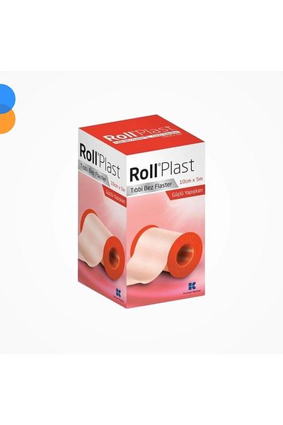 Kurtsan Plast Medical Cloth Flaster Zinc Oxide Rubber Adhesive 10cm X 5Mt