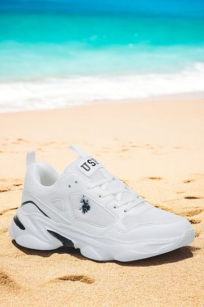 U.S. Polo Assn. A 15011104   Tenis casual alb pentru femei