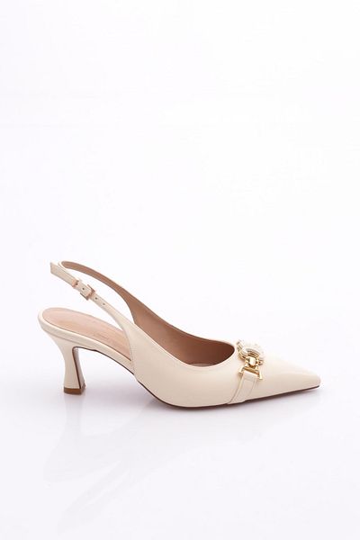 DGN Accesorii pentru femei Pantofi cu toc crem 9711021085