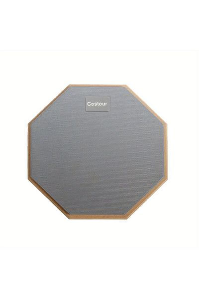 IRIN Y01233-gray 8-inch Double-sided Triple-layer Silent Drum Practice Pad - Rubber Mute Pad For Drum Kit