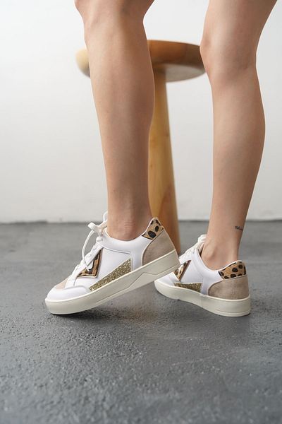 GOFFSHOES Pantofi sport Mambo pentru damă - Alb-Leo