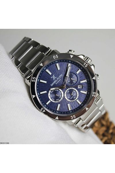 Daniel Klein Dk 351590   Men's Wrist Watch with Steel Cord
