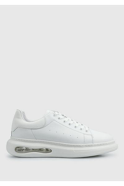 Provoq White Leather Men's Sneaker