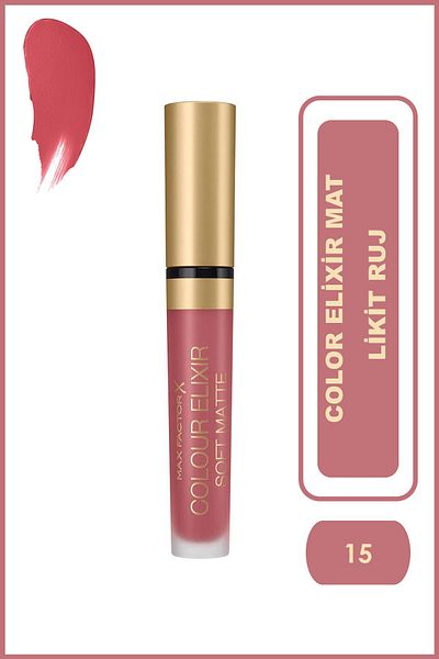 Max Factor Likit Mat Ruj Color Elixir Matte 015 Rose Dust