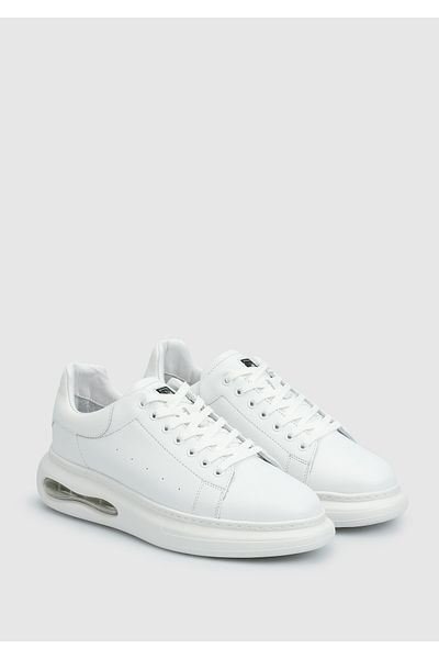Provoq Tenis pentru bărbați din piele albă