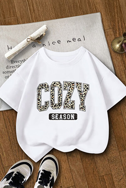MYADA Premium udobna sezonska Sa leopard printom trend devojka T-shirt 23577