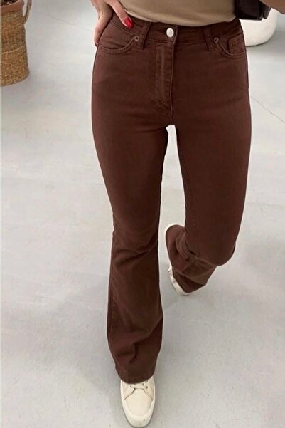 viking's line Ispanyol Paça Jean Pantolon