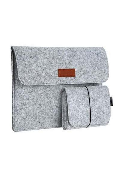 HALAMODO Laptop Felt Sleeve Light Grey