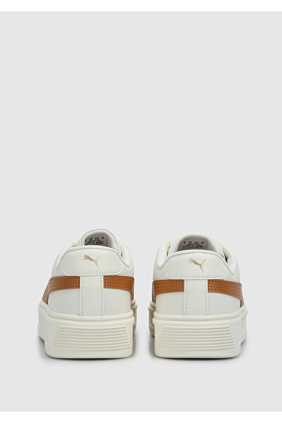 Puma Smash Platform V3 Sports Kadın Krem Sneaker
