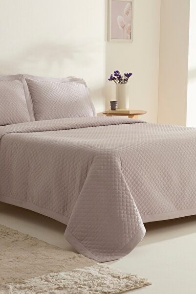 Karaca Home Anna Çift Kişilik Yatak Örtüsü Açık Mürdüm