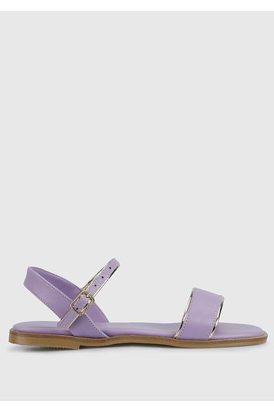 Provoq Sandale de damă liliac - design plat și elegant