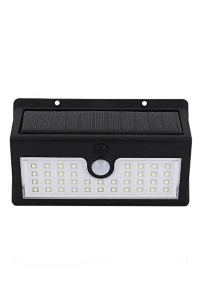 HALAMODO مصباح حائط خارجي يعمل بالطاقة الشمسية، 44 مصباح LED، أسود، 18 × 12 ×...