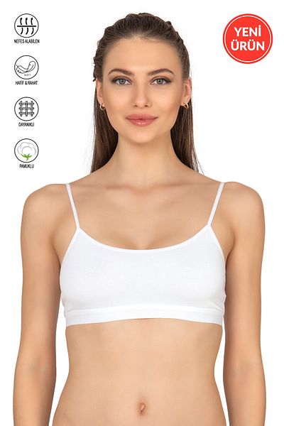 ÖZKAN underwear Γυναικείο αθλητικό σουτιέν με αφαιρούμενο μαξιλαράκι Lycra χωρίς Underwire Özkan 27409