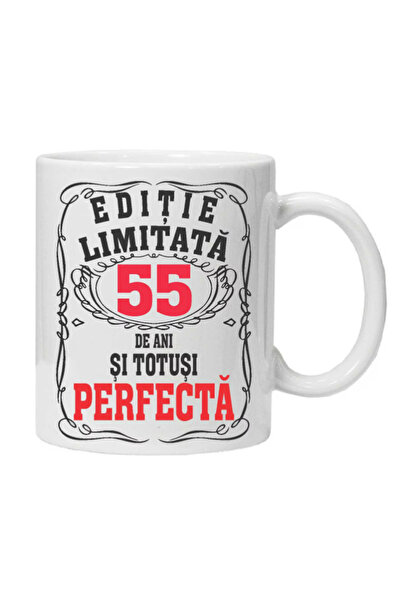 OEM Εξατομικευμένη λευκή κούπα "περιορισμένη έκδοση - τέλεια", 55 ετών, INOVA...