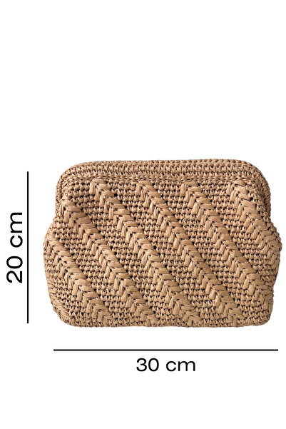 CEYBAG Kadın Başak Örgü El Çantası/Clutch