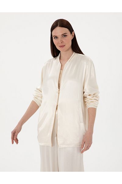 Pierre Cardin Ecru Comfort Fit Blouse 50301119 -Vr019