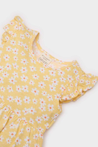 DeFacto Baby Girl Floral Pattern Short Sleeve Summer Dress A0136A525Sm