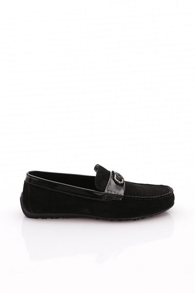 DGN Ανδρικά παπούτσια Comfort Γνήσιο δέρμα Μαύρο Suede 361931084