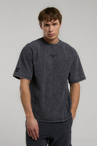EVERLAST Ανδρικό μπλουζάκι Ny Street Oversize Anthracite