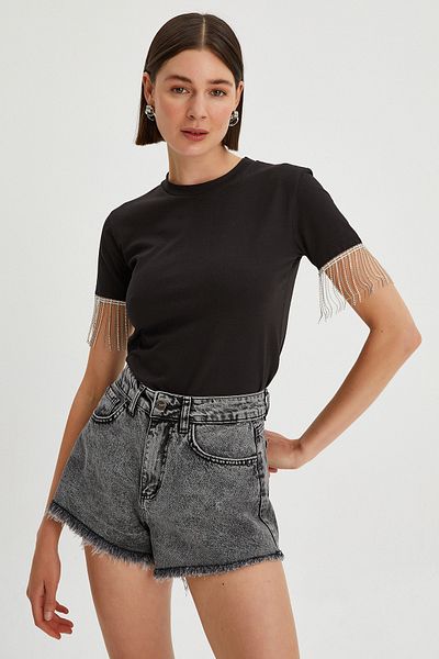 Park Karon Tricou de bază cu mâneci pentru damă
