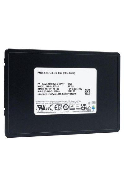 Samsung SSD Server Samsung PM9A3, 3.84TB, 2.5"