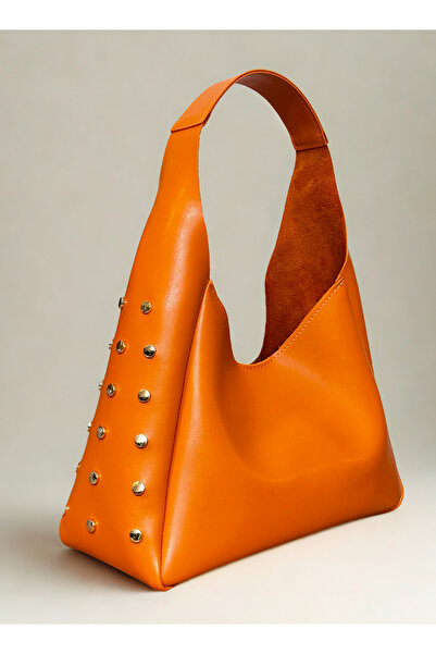 fular & bags Kadın Yan Zımba Detaylı Çıt Çıt Kapamalı Ve Fermuarlı İç Bölmeli...