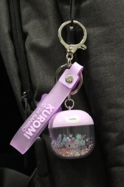 Miniso Sanrio Lisanslı Kuromi Çiçek Perisi LED Işıklı Anahtarlık