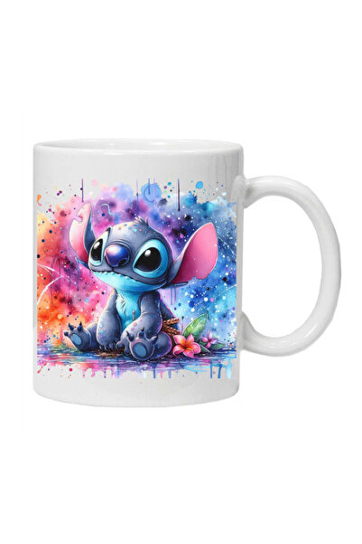 OEM Cana albă personalizată „STITCH 6”, INOVATIX. 330 ml