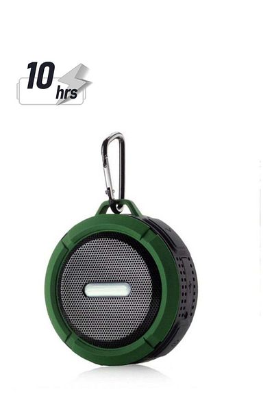 Generic Outdoor Waterproof Wireless Portable BT Speaker with Enhanced 3D Stereo Bass Sound, 10-Hour