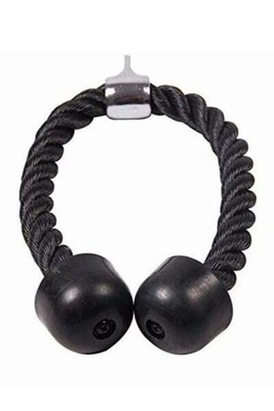 HALAMODO Tricep Rope Abdominal Crunches Cable Gym Pull Rope