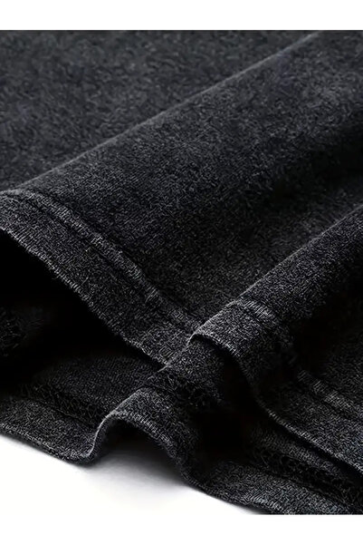 Touz Moda Вінтажна футболка оверсайз з принтом сови та дівчинки