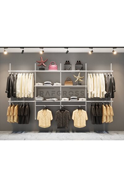 RAFAX Mağaza Raf Sistemi, Askılık Sistemi, Butik Rafı, Mağaza Stand, Giyinme ...
