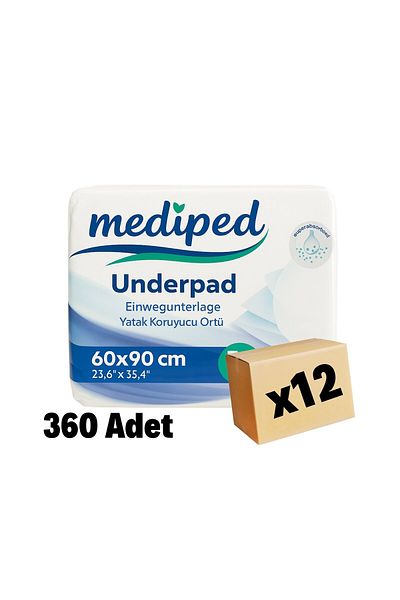 Mediped Mattress Protector Cover 60 X 90 360 Pieces 12 Packs